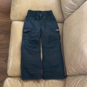 EUC Acrtix black ski/snow pants youth small